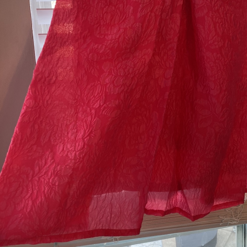 NWT BCBG bright raspberry dress with bow. Size 8 - Picture 4 of 11